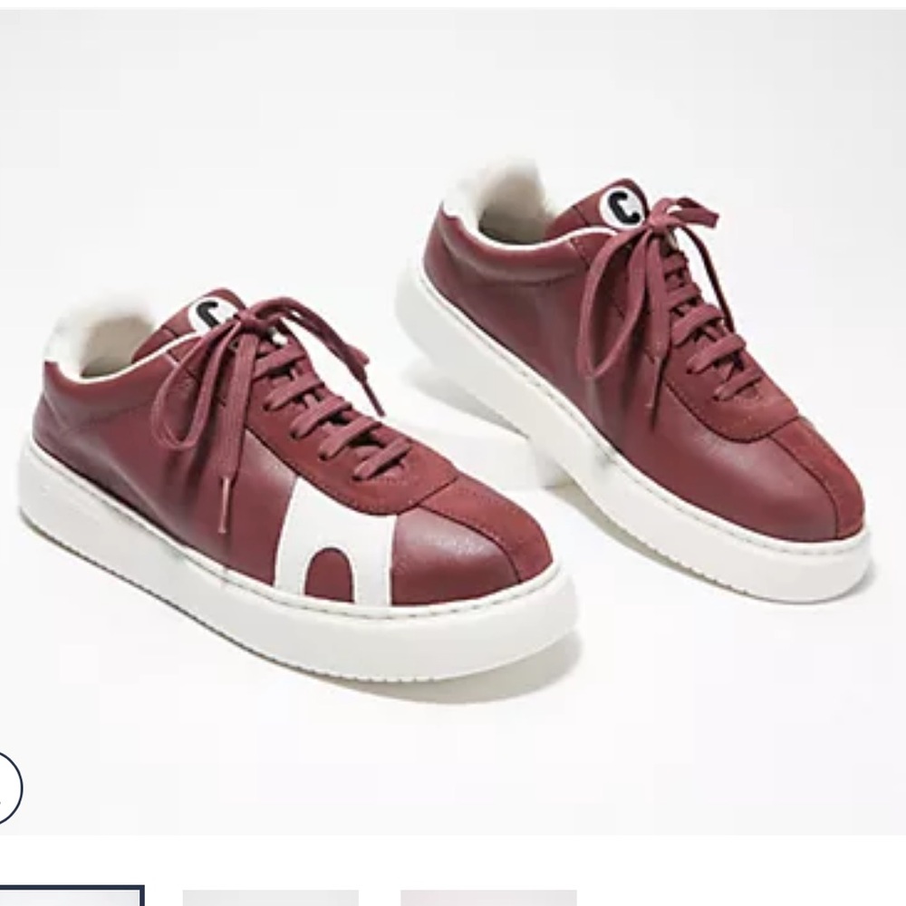 CAMPER Women’s Sneaker RUNNER K21, 10 (41), Burgundy, Worn less than 5 times
